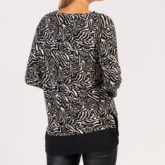 MIRA - MÓDNÍ TRIČKO S DLOUHÝM RUKÁVEM PRO ŽENY