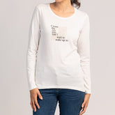 SORA - DÁMSKÉ TRIČKO S DLOUHÝM RUKÁVEM ZE 100% BAVLNY