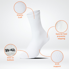 AIRMOVE™ – PRÉMIOVÉ SPORTOVNÍ PONOŽKY 3 V 1 S CERTIFIKÁTEM OEKO‑TEX (SADA 3 KS)