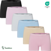 BAMBOOSOFT™ – 6-V-1 BEZŠVEJOVÉ BAMBUSOVÉ SPODNÍ PRÁDLO (SADA 6 KS)