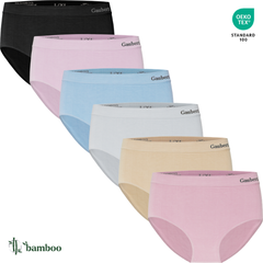BAMBOO MIDI™ – BEZŠVEJOVÁ MIDI SPODNÍ PRÁDLO 6 V 1 (BALENÍ PO 6 KS) - 60 Kč za ks