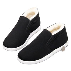 WOOLSTEP™ - Pánské zateplené nazouvací boty s vlněným kožíškem