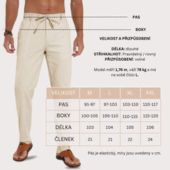RELAXBREEZE™ - PÁNSKÉ LNĚNÉ KALHOTY