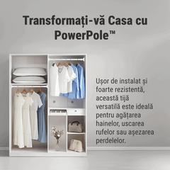 TENSABAR™ - Teleskopická tyč 110–400 cm bez vrtání, nosnost až 170 kg