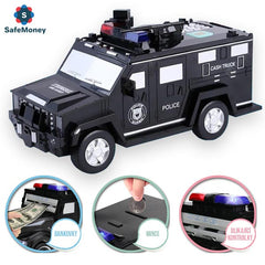SAFEMONEY® – ELEKTRONICKÁ POKLADNIČKA VE TVARU POLICEJNÍHO AUTOMOBILU