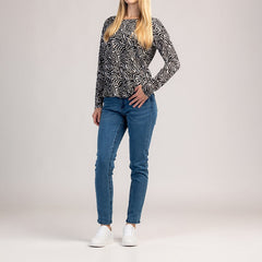 VIVA - DÁMSKÁ TRIČKA S DLOUHÝM RUKÁVEM ZE 100% BAVLNY