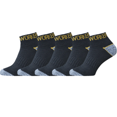 WORKERPRO™ – PÁNSKÉ PRACOVNÍ PONOŽKY 5 V 1 S CERTIFIKÁTEM OEKO‑TEX (SADA 5 KS) - 34 Kč za ks