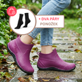 FIALOVÁ + DVA PÁRY PONOŽEK