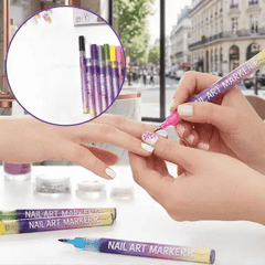 LUMINAILS™ - Sada 12 fixů na nail art s hrotem 0,5 mm, zaschne během vteřin, bez UV lampy