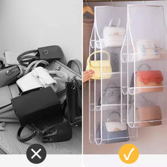 HANGRA™ - Závěsný organizér na kabelky s 8 přihrádkami