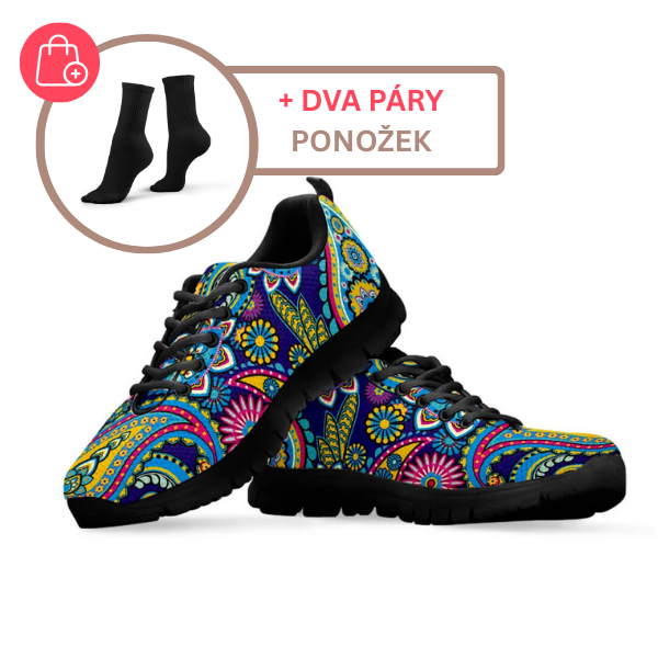 BOHOSTEP™ - DÁMSKÉ BAREVNÉ TENISKY