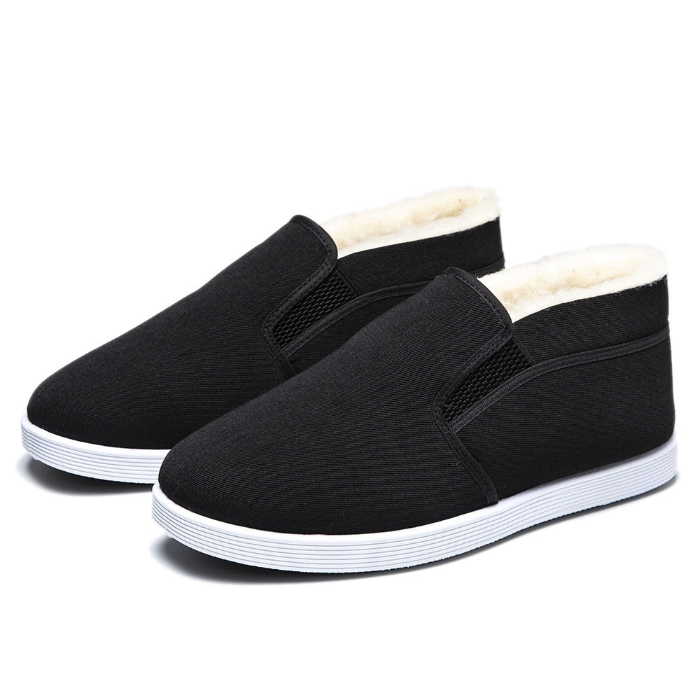 WOOLSTEP™ - Pánské zateplené nazouvací boty s vlněným kožíškem