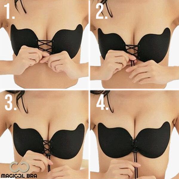MAGICALBRA® – PODPRSENKA PUSH UP ČERNÁ