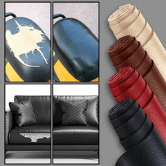 RENOVIA™ - Samolepicí kožená záplata 40 × 300 cm, oprava za 2 minuty, bez lepidla
