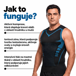 ShapeFlex™ – kompresní tílko pro tvarování mužské postavy