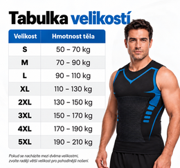 ShapeFlex™ – kompresní tílko pro tvarování mužské postavy