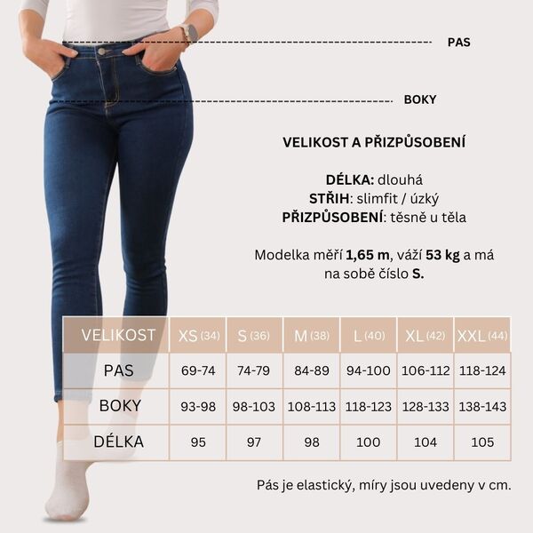 SKINNY® – ZATEPLENÉ ZIMNÍ DŽÍNY