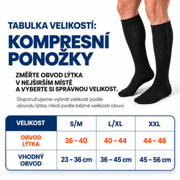 VenoFlex™ – Kompresní ponožky se zipem