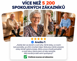 VenoFlex™ – Kompresní ponožky se zipem