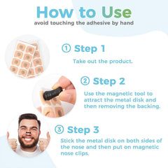 AIRENO™ - Magnetický nosní dilatátor proti chrápání, 20 náplastí